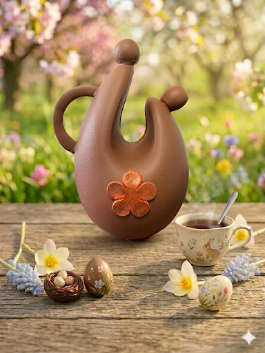 La théière en chocolat